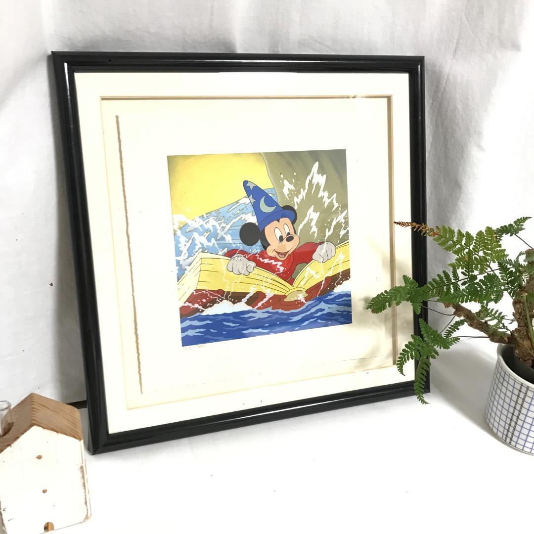 ディズニー ファンタジア リトグラフ 版画 ミッキー Art Classics ディズニー絵画「ミッキーマウス/ファンタジア」作品証明書 展示用