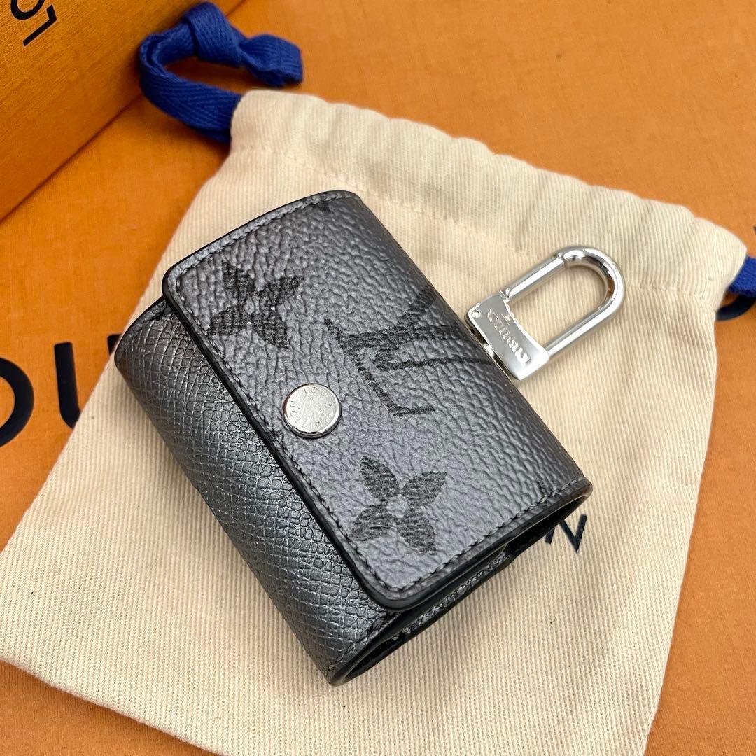 極美品/鑑定済★ルイヴィトン　タイガラマ LV イヤホンケース　M77285 楽天市場】LOUIS VUITTON ルイ ヴィトン タイガラマ イヤホンポーチ