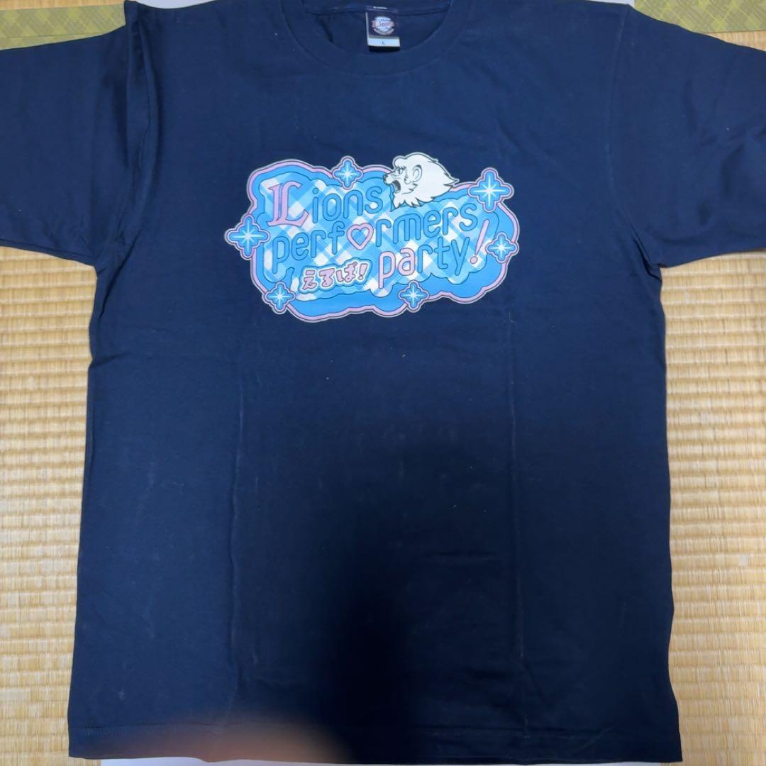 埼玉西武ライオンズ えるぱ！ 直筆サイン入り Tシャツ bluelegends