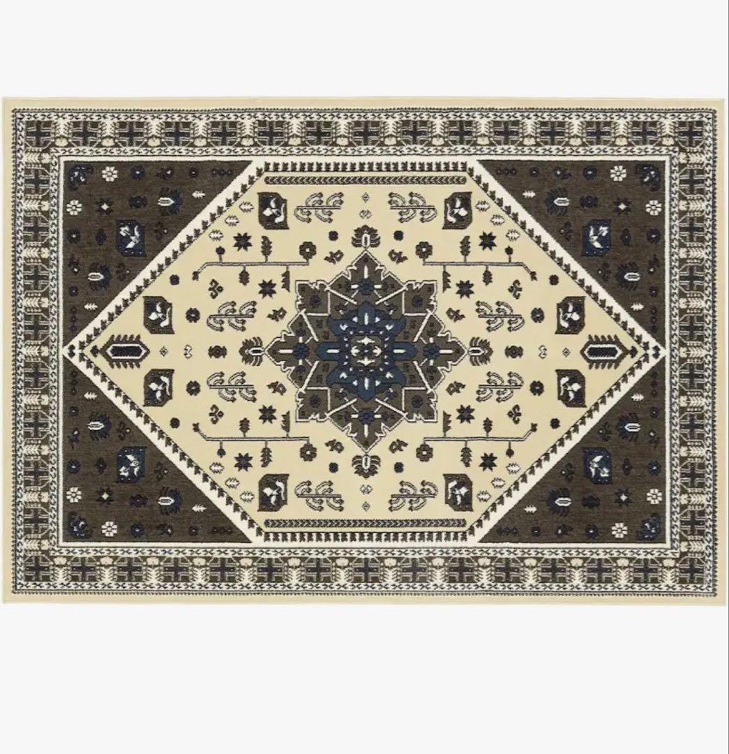 unico KAMIL(カミル)ラグ 100×140cm アイボリー unico KAMIL(カミル)ラグ 100×140cm アイボリー - メルカリ