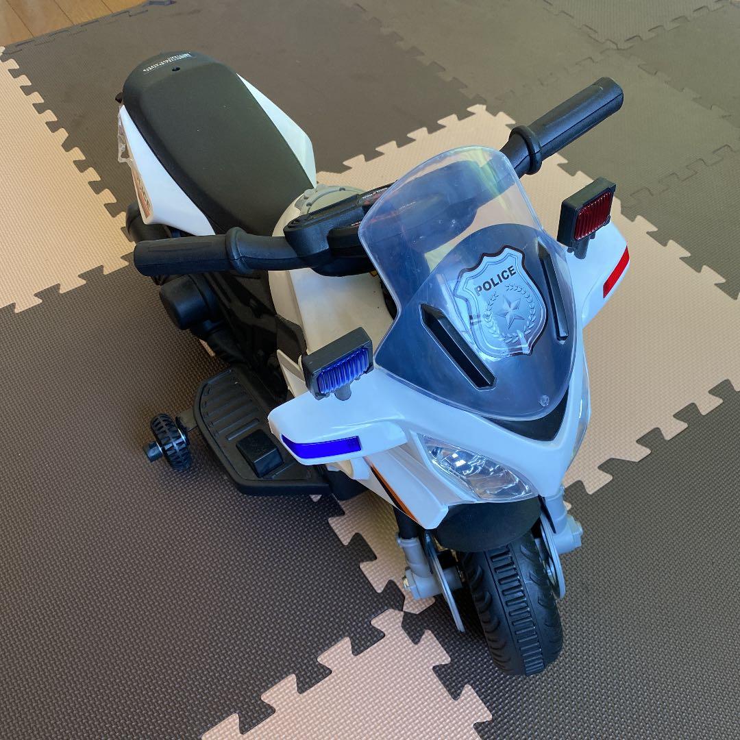 バイク　ポリス　幼児 楽天市場】電動乗用バイク 乗用玩具 電動 ポリスバイク 警察官 白バイ