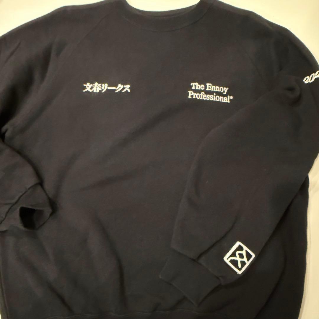 美品中古 ennoy スタイリスト私物 文章リークス クルースウェット