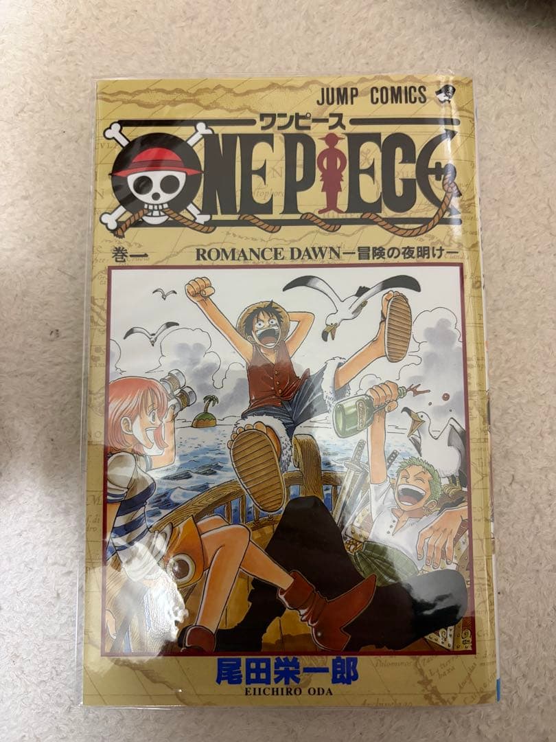 ONE PIECE全巻（1〜113巻＋40億巻）、残りの保護フィルム - メルカリ