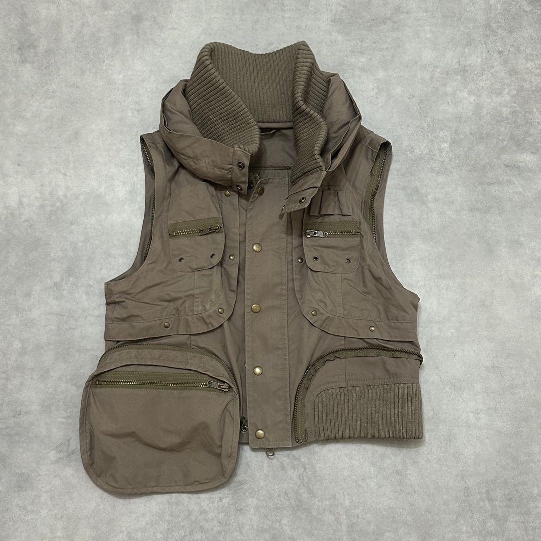 平成ギャルy2k ファー付き ミニタリージャケット フェアリーグランジ