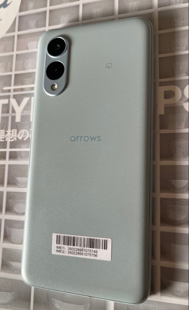 arrows we2M07ライトブルー楽天SIMフリー美品 arrows We2 M07 ライトブルー【RAM4GB/ROM128GB 楽天版SIMフリー