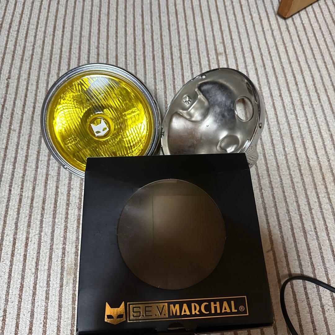 S.E.V. MARCHEL C02 ヘッドライト　889 889ドライビングランプユニット 180Φ汎用 イエローレンズ / MARCHAL