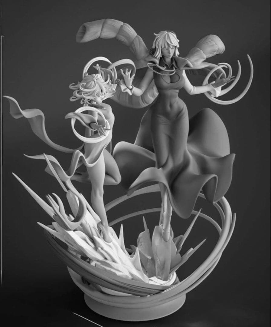 ガレージキット ガレキ 未塗装未組立 タツマキ ワンパンマン 美女 1/7