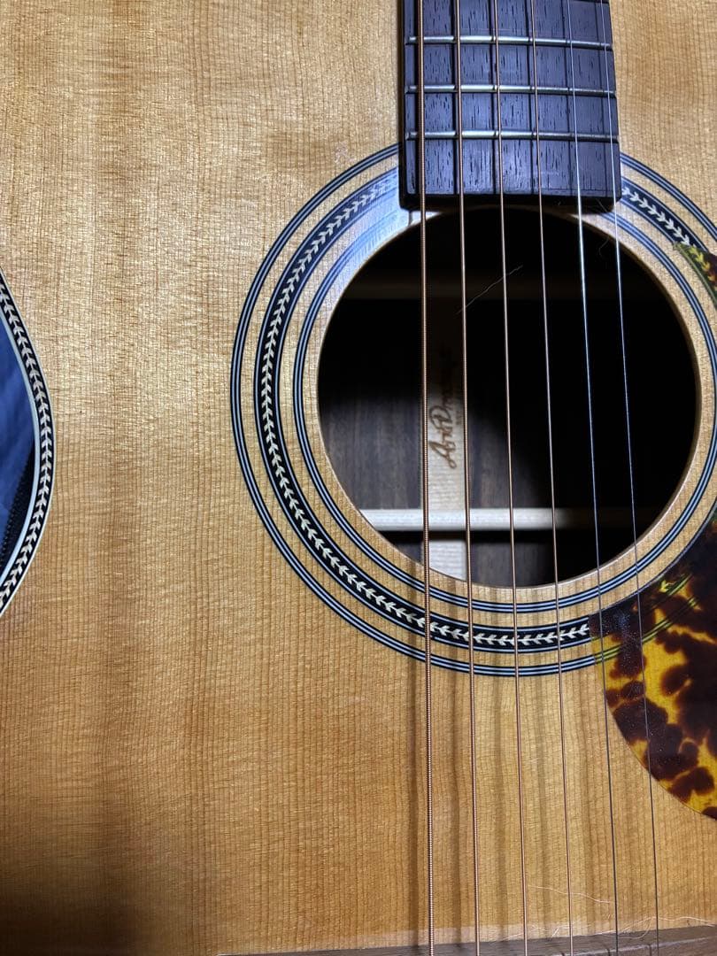 ARIA Dreadnought AF−505 オール単板！スノーフレーク - ギター