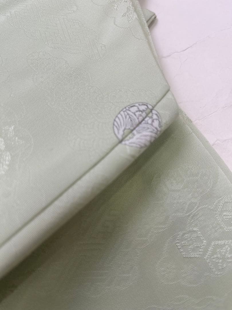 s*k様 川島織物 花柄 袋帯 グリーンのぼかし