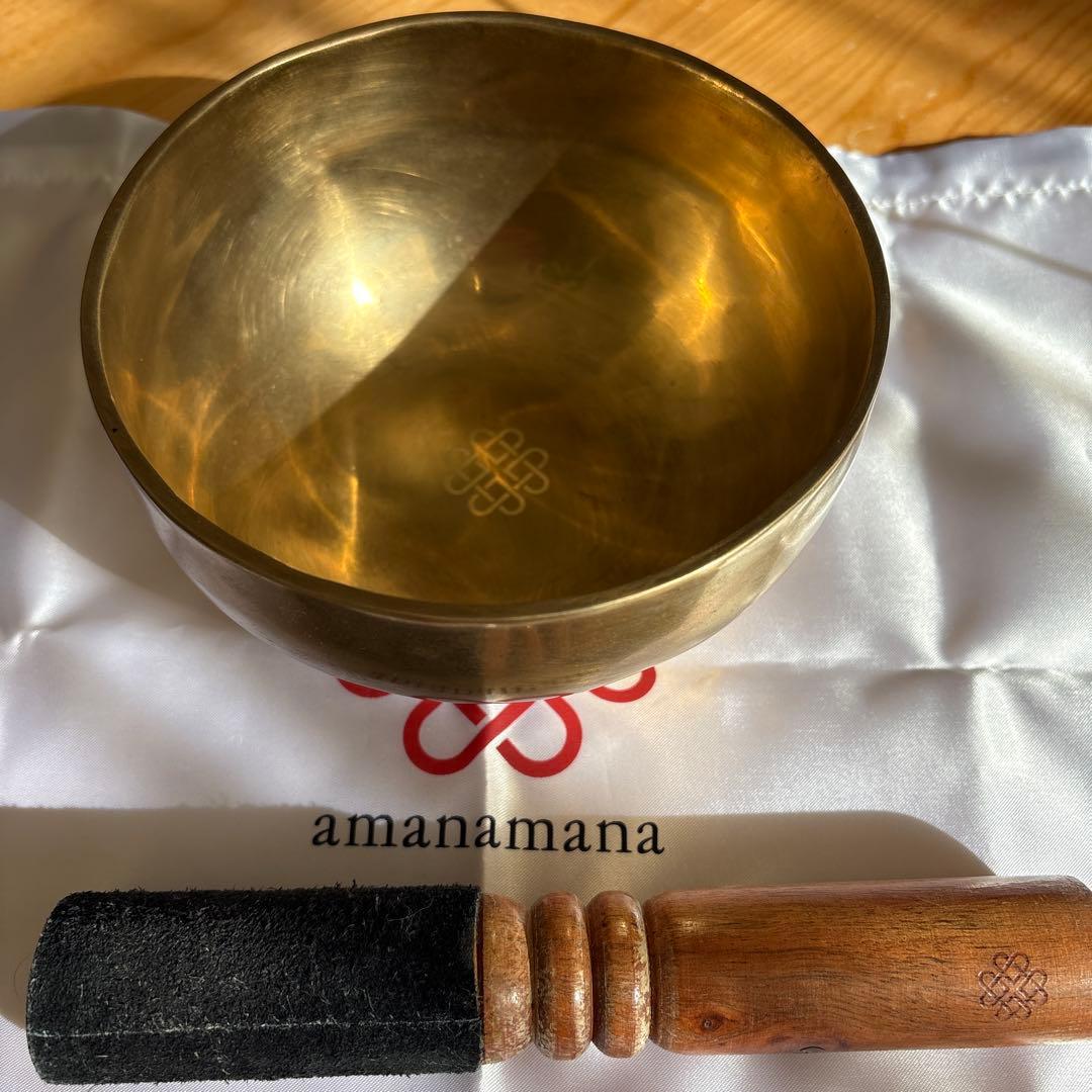 amanamana シンギングボウル ASTLG-14 チベット・シンギングボウル 渋金・小 | amanamana