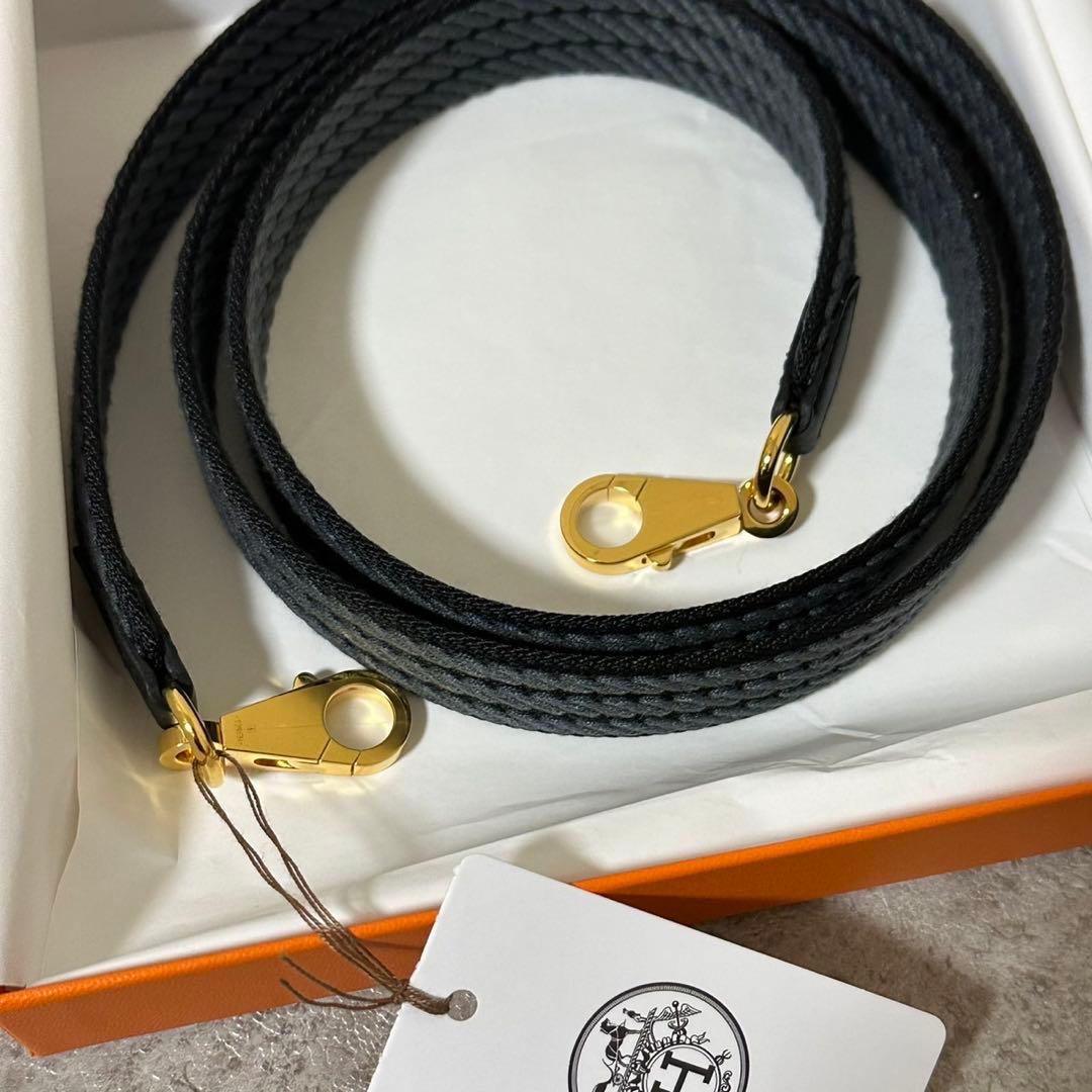 新品未使用　エルメス　バンドリエール　グレー エルメス(HERMES)エルメス バンドリエール ショルダーストラップ