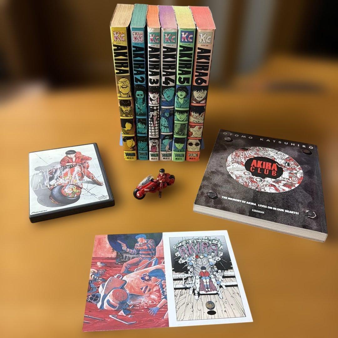 AKIRA漫画 1-6巻 + DVD ＋アートブック＋フィギア AKIRA ワイド版 全巻セット（全6巻） | 八文字屋OnlineStore