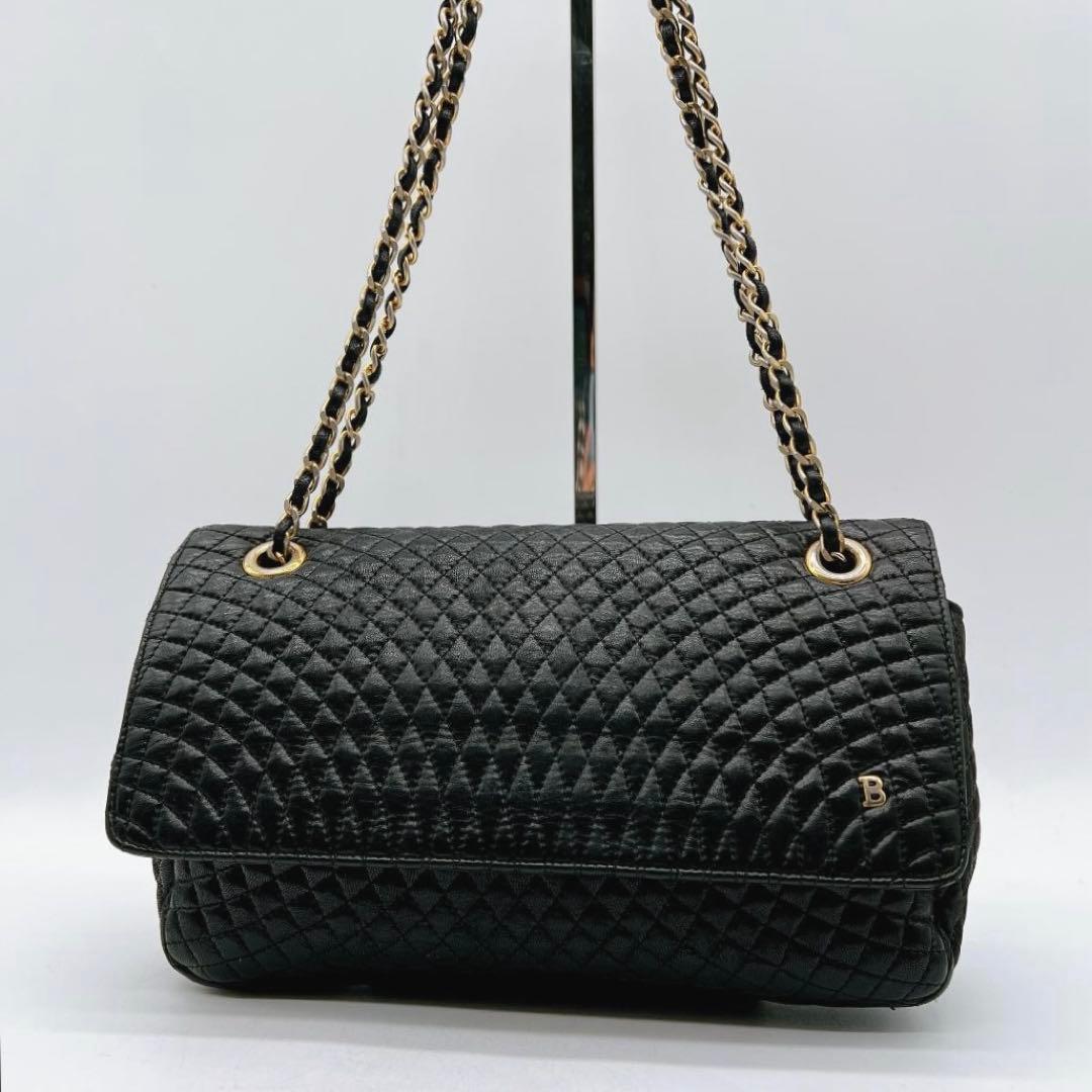 BALLY キルティング チェーン ショルダーバッグ　　ブラック f512 楽天市場】【バッグ】BALLY バリー キルティング チェーンショルダー