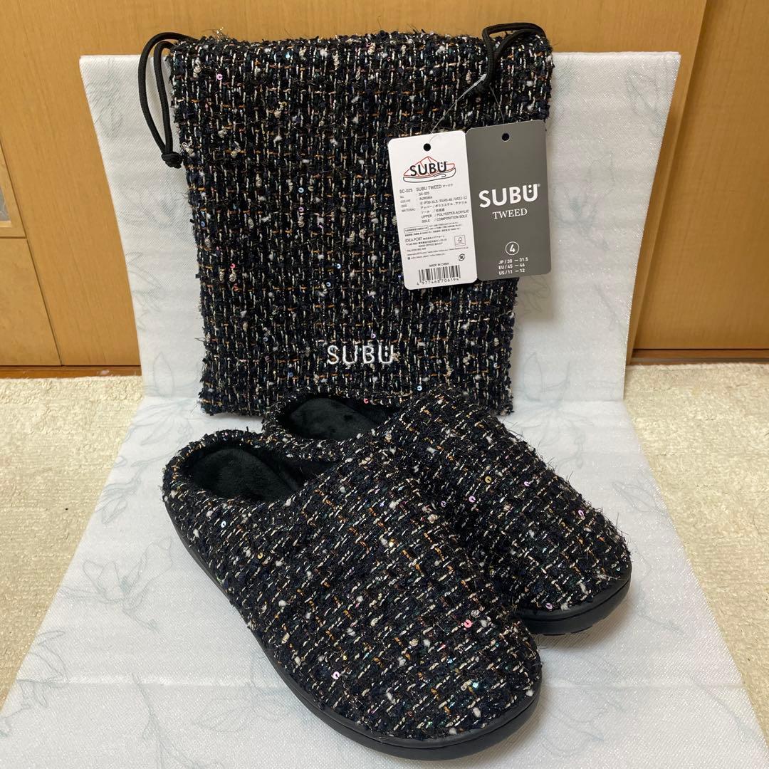 新品】SUBU Tweed スブ ツイード サンダル サイズ④ オーロラ - メルカリ