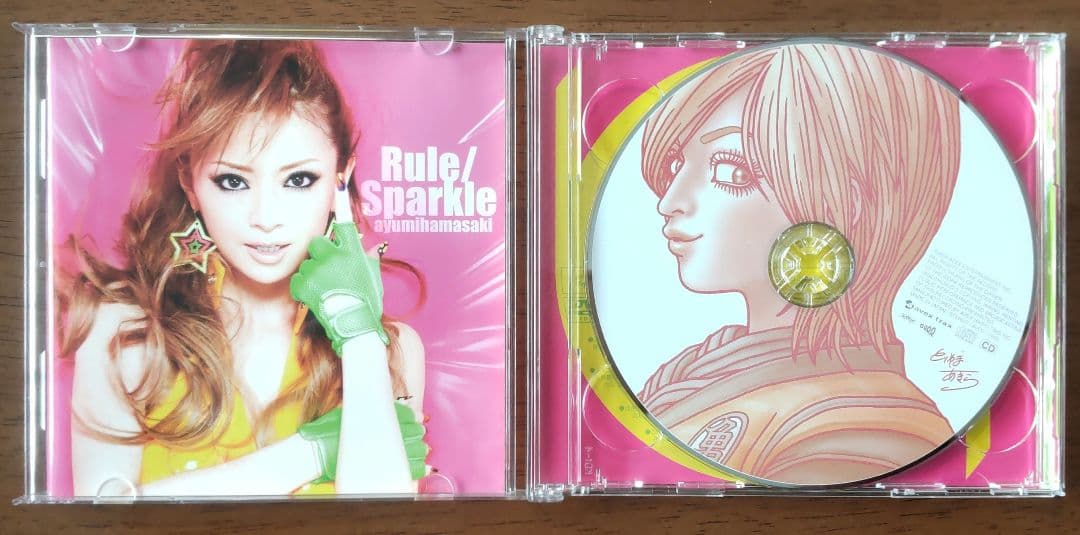 浜崎あゆみ『Rule/Sparkle』CD+DVD 鳥山明画伯によるイラストCD - メルカリ