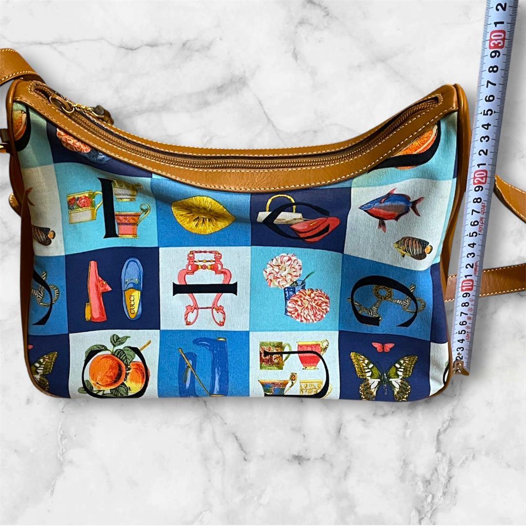 激レア】GUCCIオールドグッチ シモ ショルダーバッグ バンブー レザー