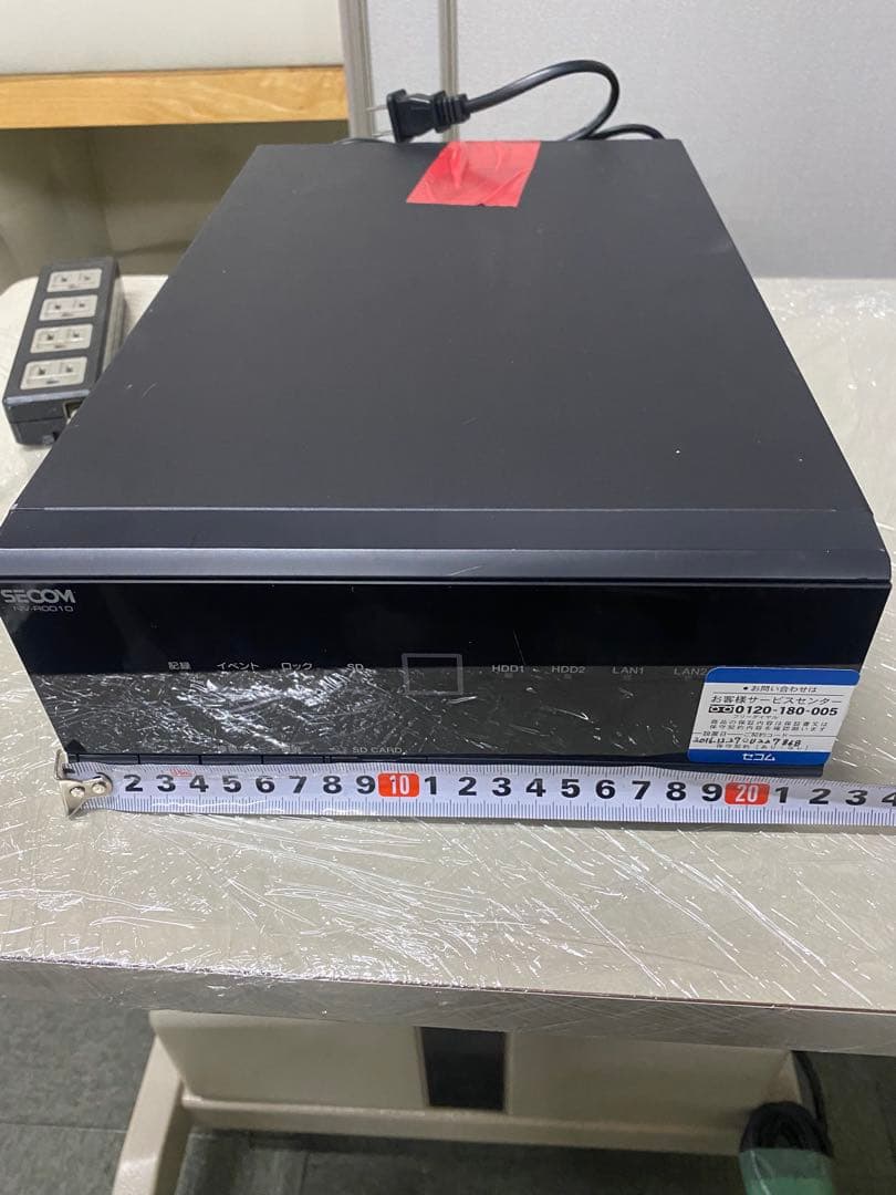 セコム SECOMネットワークビデオレコーダー NV-R0010 HDD K ② - メルカリ