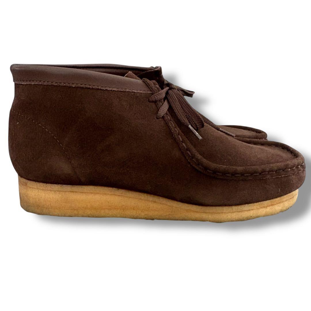 クラークス ワラビー レザーブーツ スウェードシューズ 極美品 【UK7