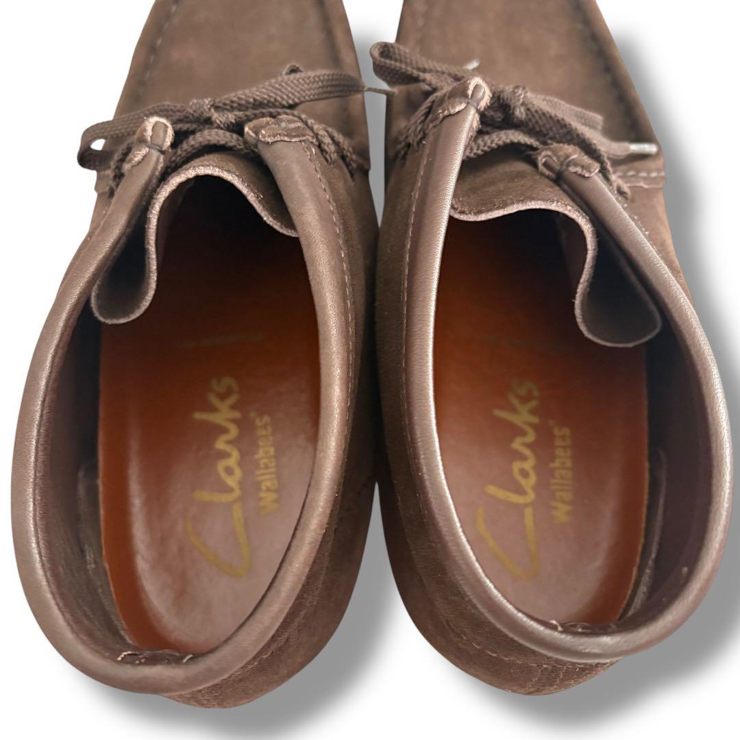 クラークス ワラビー レザーブーツ スウェードシューズ 極美品 【UK7