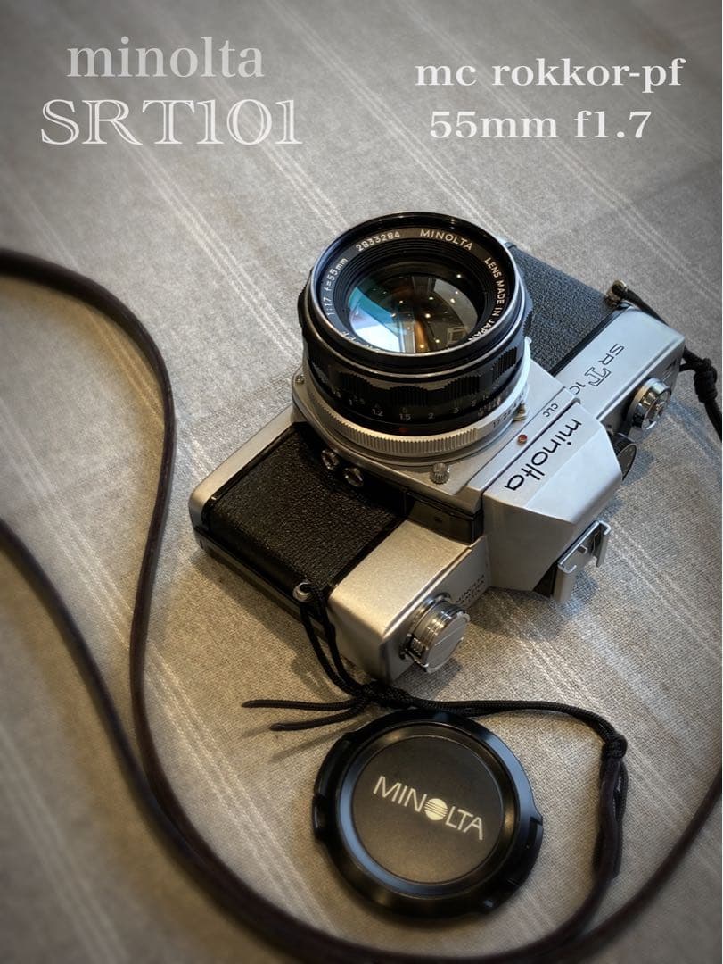 minolta srt101 ★美品＊完動品★緑のロッコール★作例多数＊保証付 フイルム一眼レフ】【オールドレンズ】強化新型？ミノルタSRT superっ