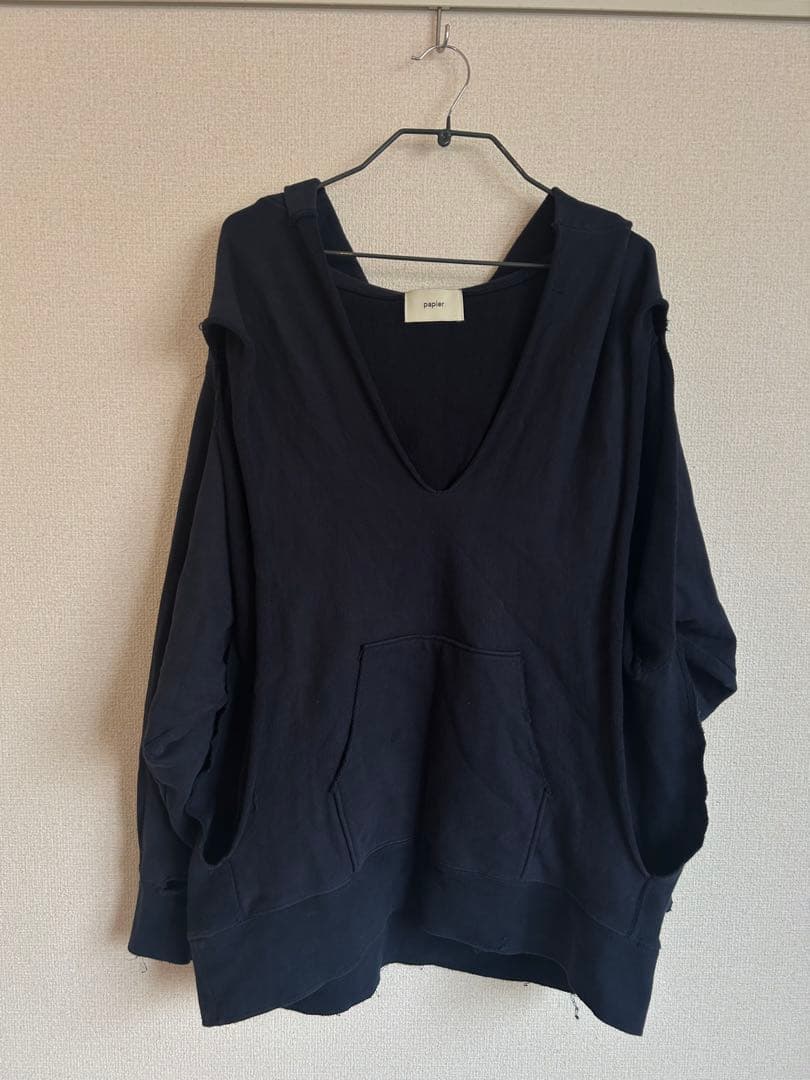 papier ネイビー　パーカー ワイルドジップパーカー | メンズ | 1枚 | CS2231 | ネイビー – Tshirt