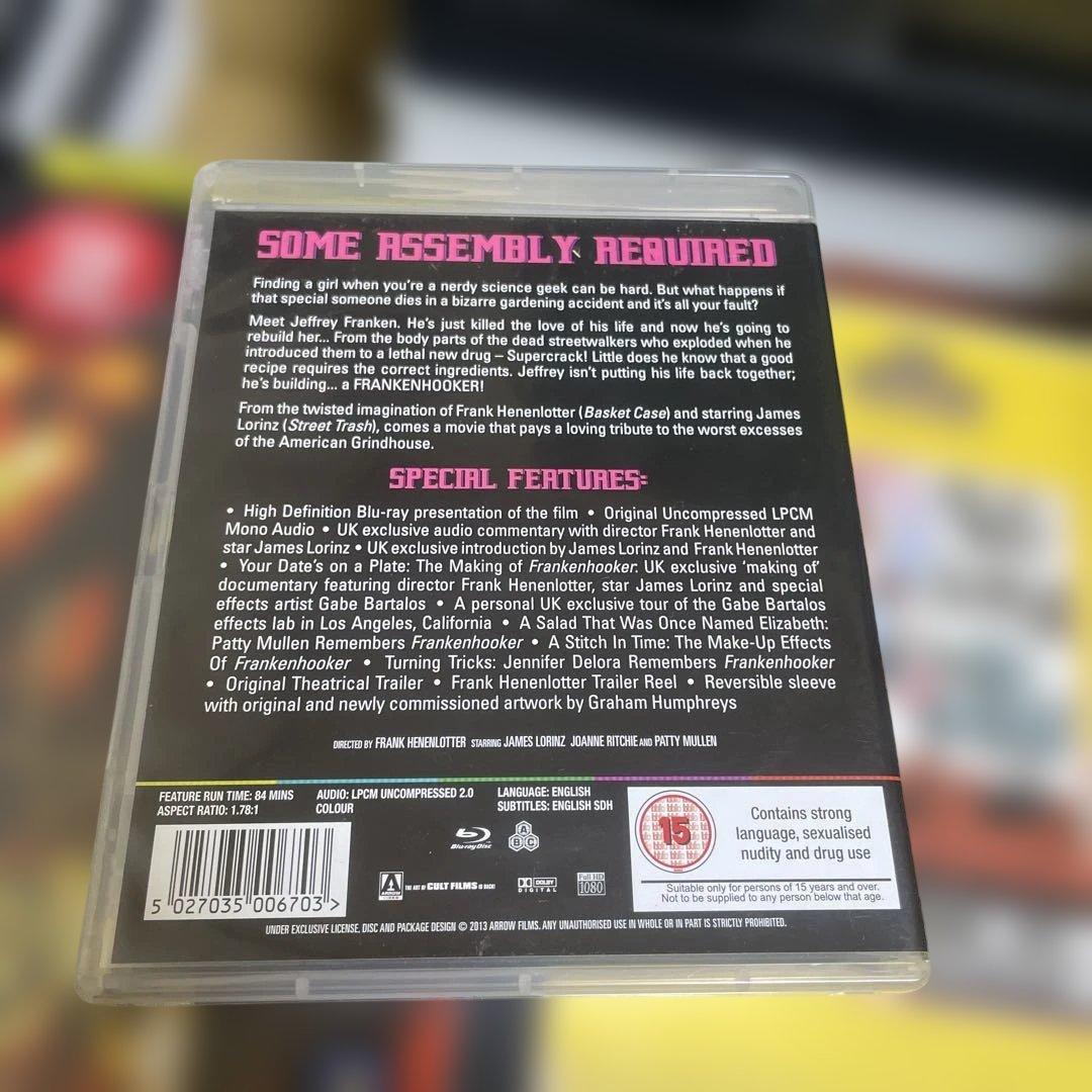 【希少・廃盤】フランケンフッカー ブルーレイ Arrow Video版