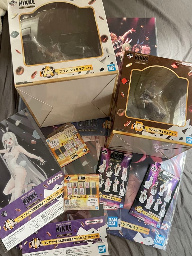 一番くじ勝利の女神　ブラン、ノワールまとめ14点 一番くじ 勝利の女神：NIKKE CHAPTER5」本日より順次発売！ 第5弾が