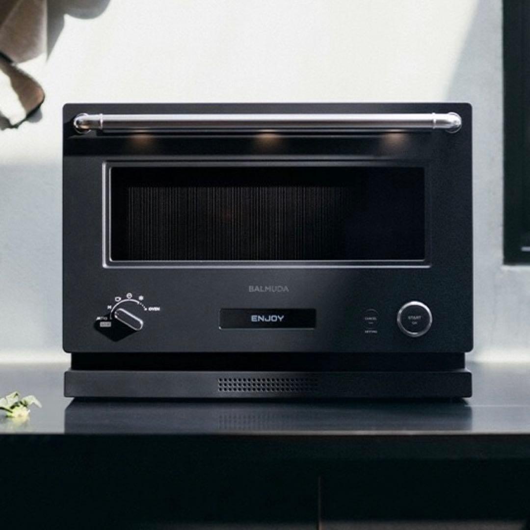 【新品未開封】バルミューダ オーブンレンジ ブラック K09A-BK Amazon | 【バルミューダ公式キッチンクロス付き】バルミューダ ザ
