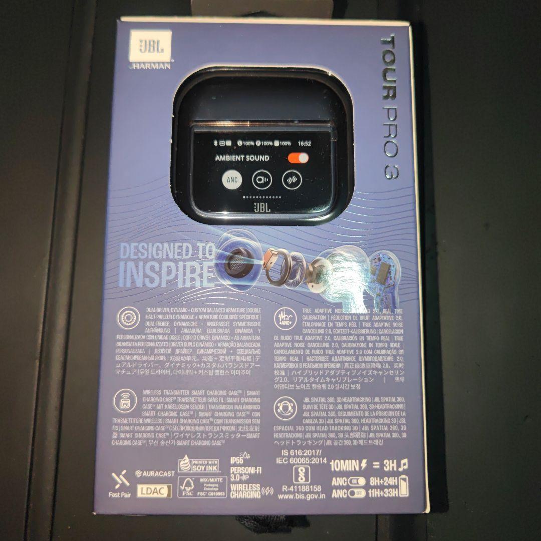 新品 限定カラー JBL Tour Pro 3 ワイヤレスイヤホン ネイビー - メルカリ