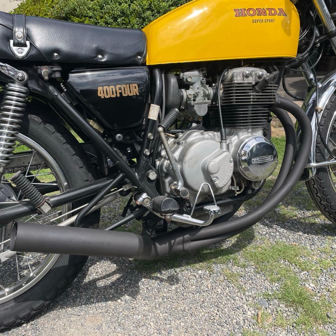 ヨンフォア用手曲げマフラー　CB400F CB400F ヨンフォア スキャンオリジナル手曲げマフラー : スキャン 株式