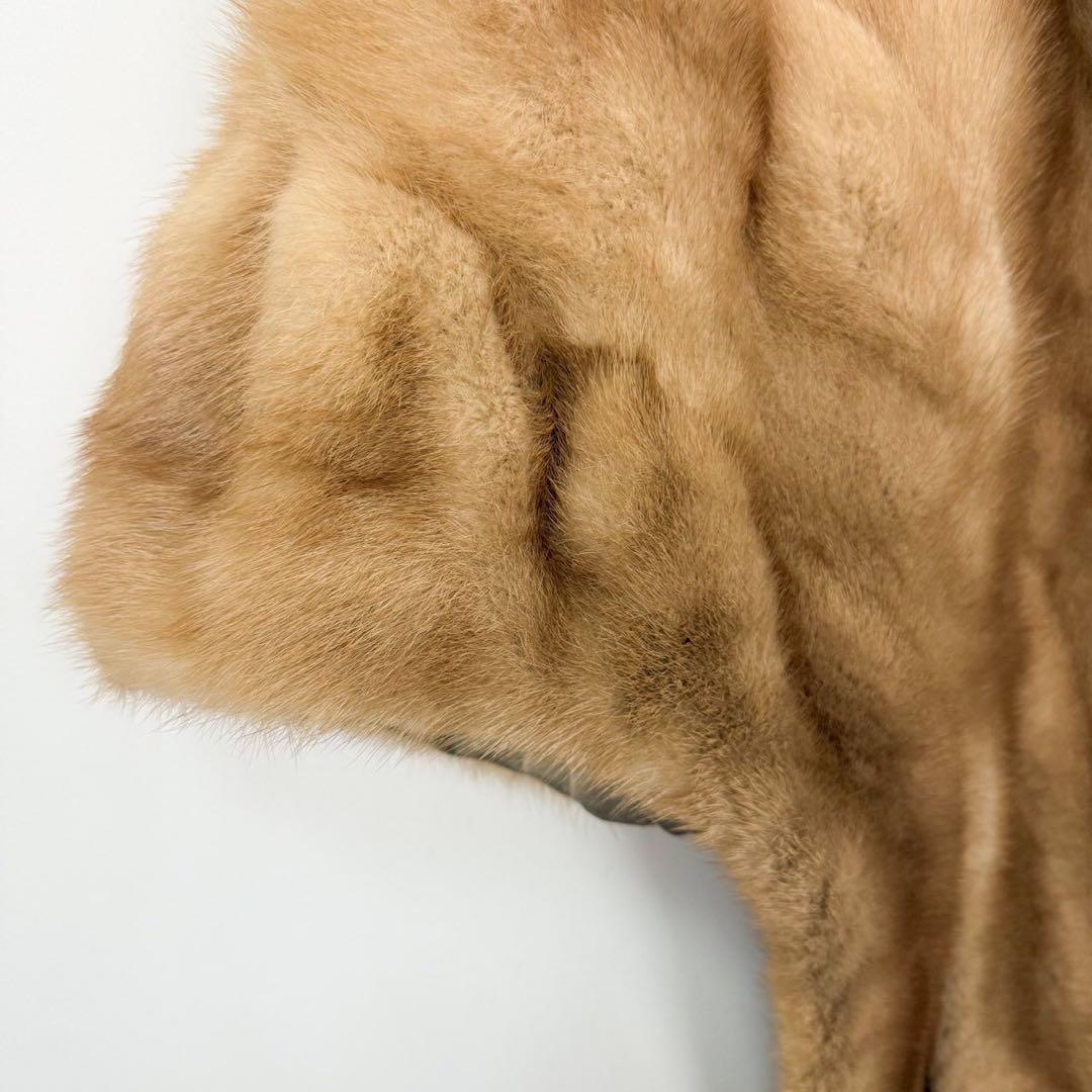 ヴィンテージ 毛皮 ミンクファー リアルファー ケープコート 羽織り