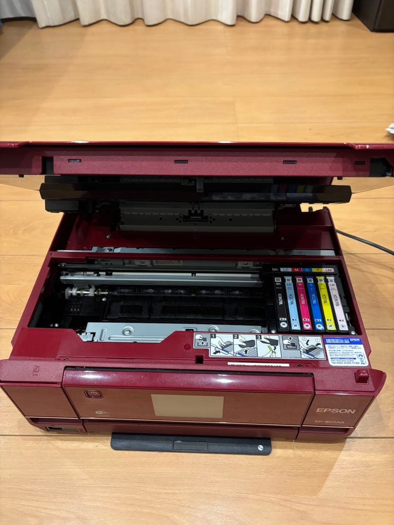 ジャンク品EPSON EP-805AR インクジェットプリンター 赤の通販はau PAY