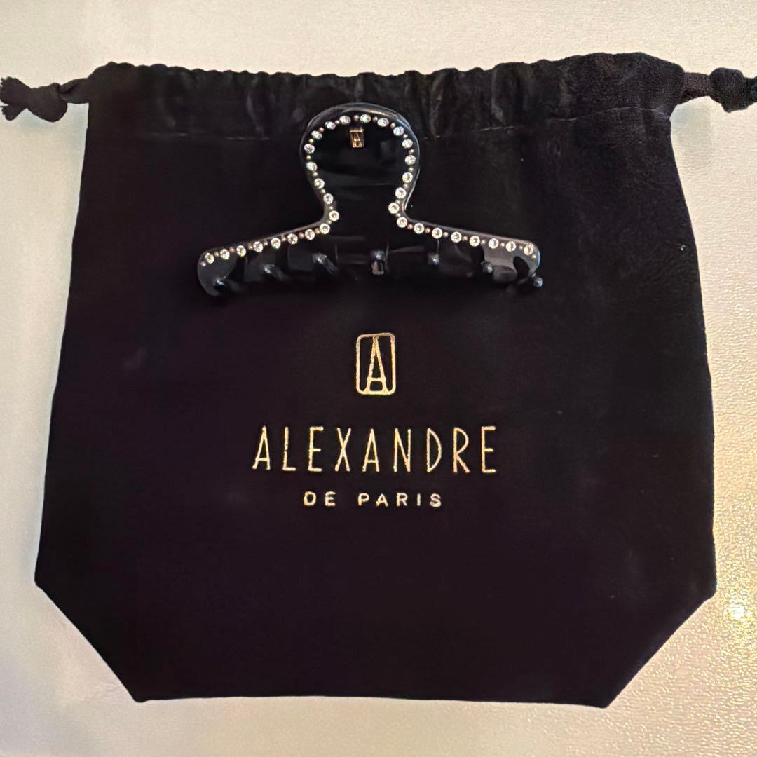 ALEXANDRE DE PARIS Mクリップ　ストーン付き　ヘアクリップ アレクサンドル ドゥ パリ ヘアクリップ レディース ブランド