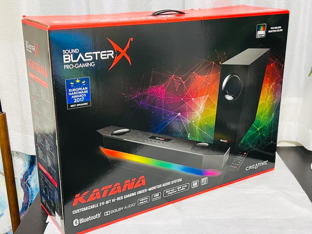 Creative Sound BlasterX Katana オーディオシステム Sound BlasterX Katana - 最大出力150W、Aurora ReactiveシステムLED