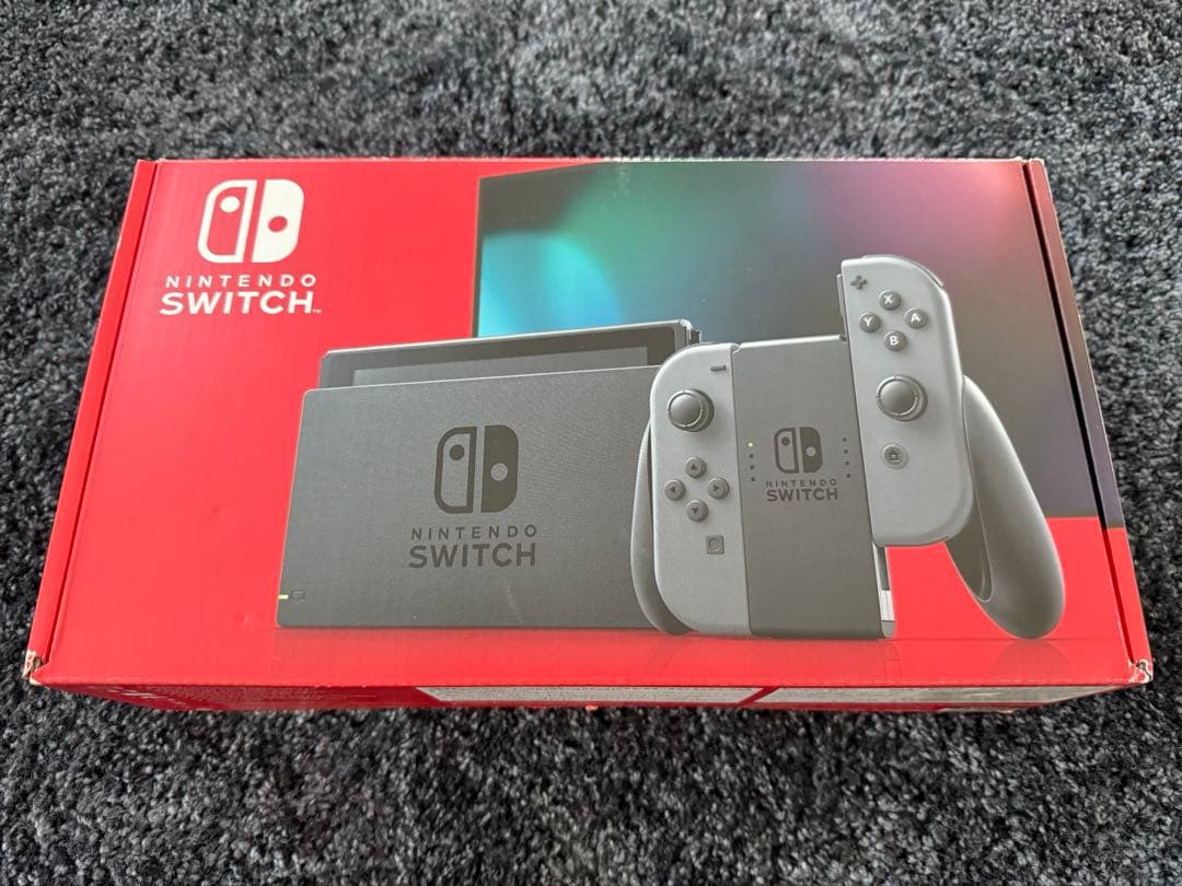 Nintendo Switch 本体 グレー ＋ジョイコン 1セット付き! Nintendo Switch 新品 任天堂 Joy-Con (L) (R) グレー/スイッチ本体