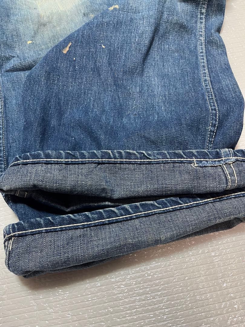 vintage】大戦モデル 月桂樹ボタン オーバーオール ドーナツボタン