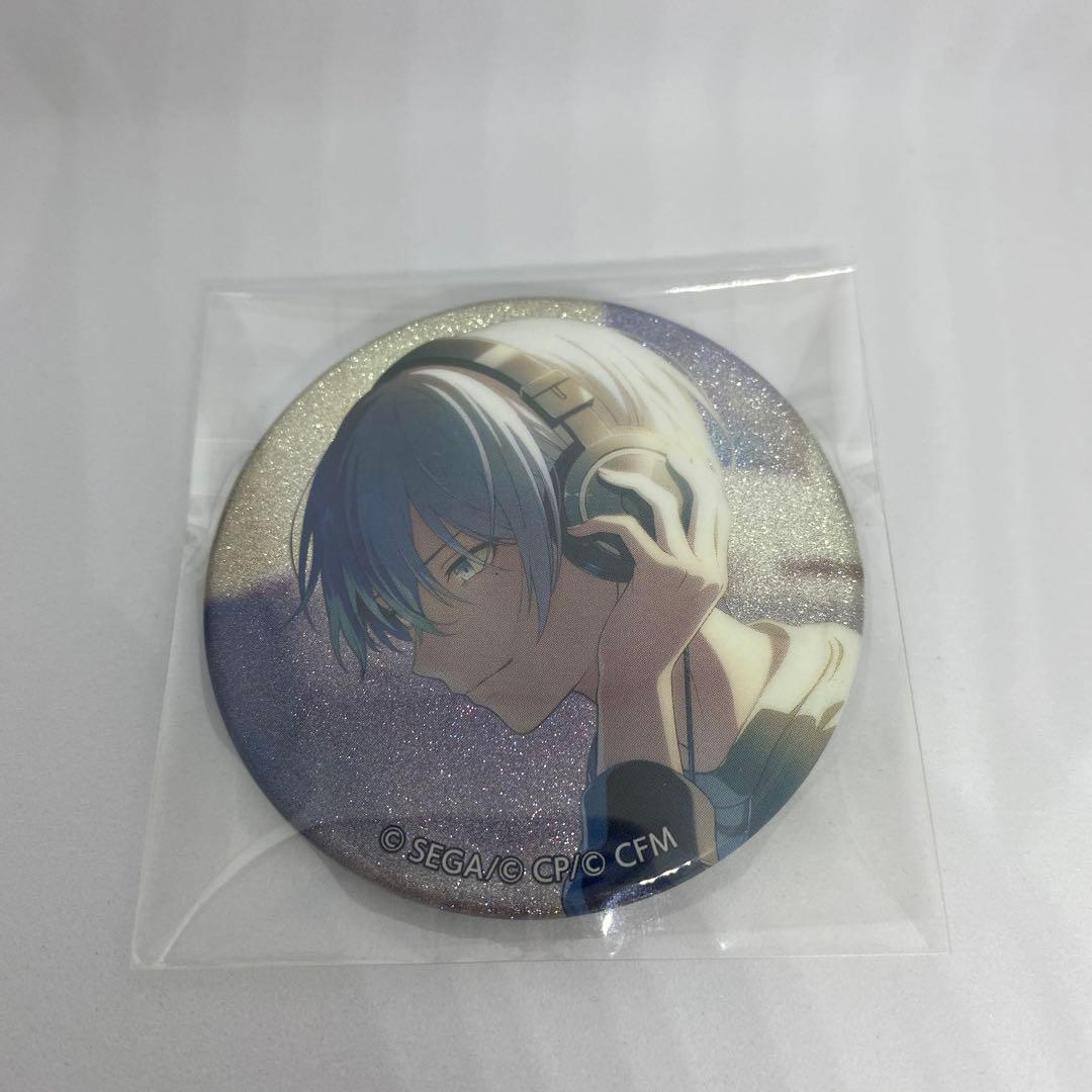 プロセカ プロジェクトセカイ ビビバス青柳冬弥 グリッター缶バッジ