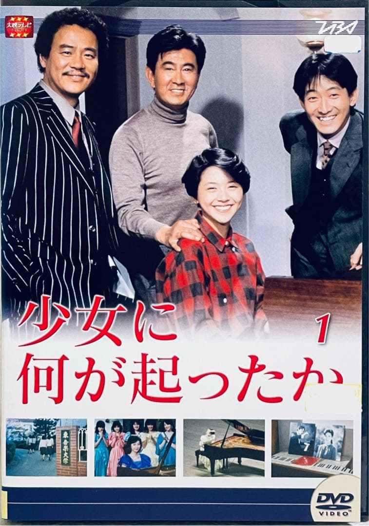 少女に何が起こったか　【全4巻】レンタル版DVD 大映テレビドラマ　全巻セット