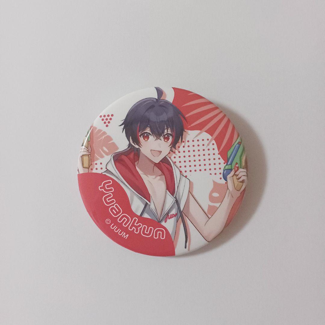 カラフルピーチ からぴち ゆあんくん 缶バッジ サマーランド 等身