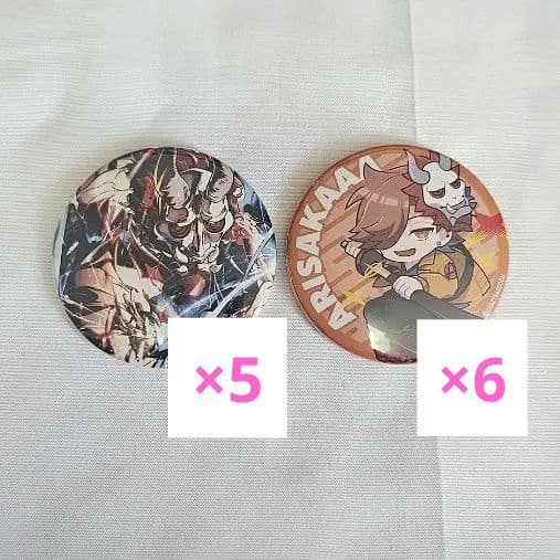 CrazyRaccoon CRストア 誕生日 缶バッジ ありさか - メルカリ