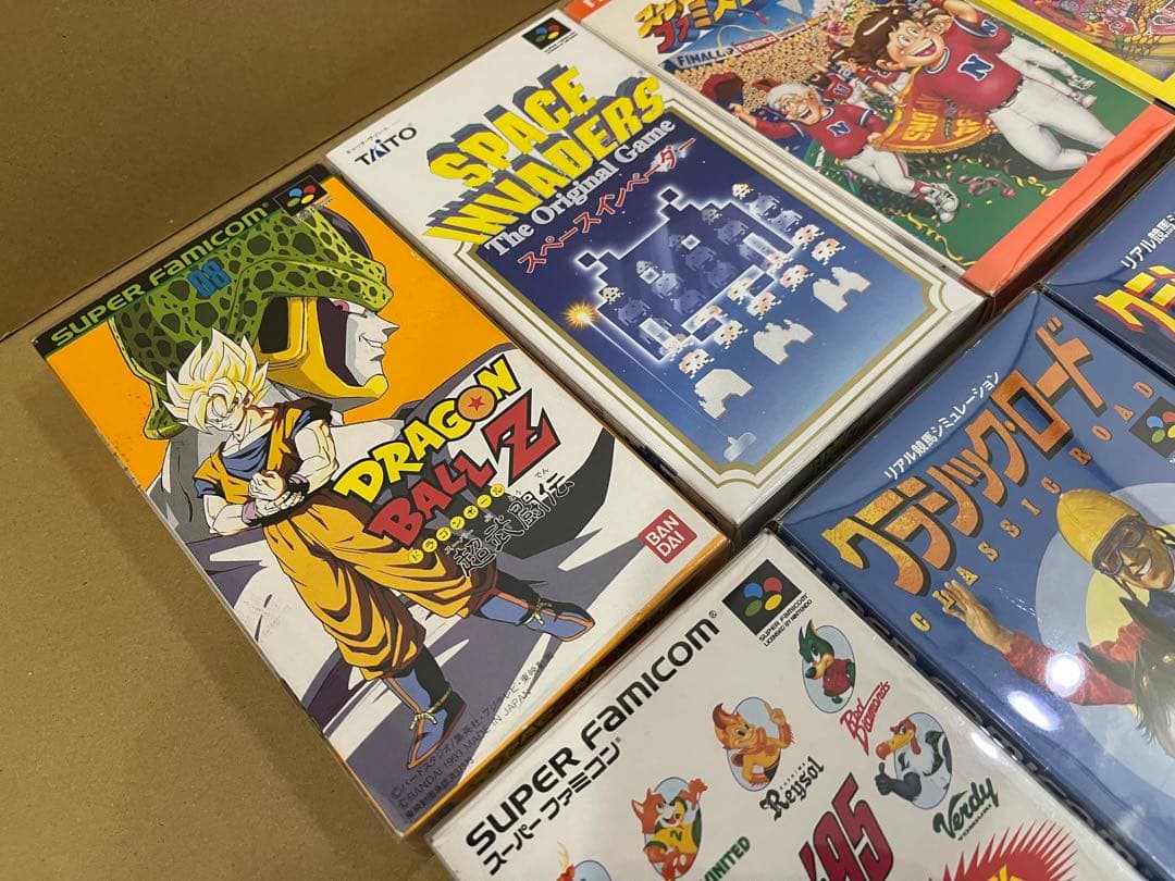 スーパーファミコンソフト箱付き10本セット 保護クリアケース付 良品