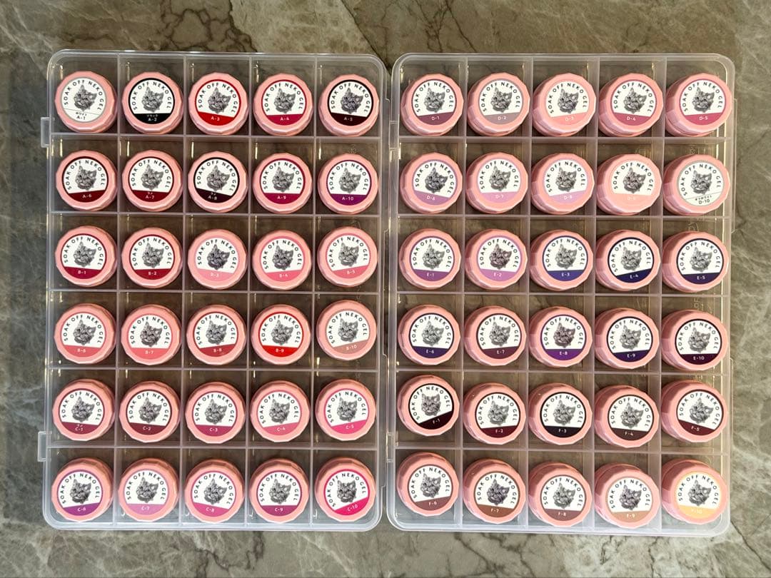 楽天市場】【200色全色セット！送料無料】ジェルネイル ネコジェル全