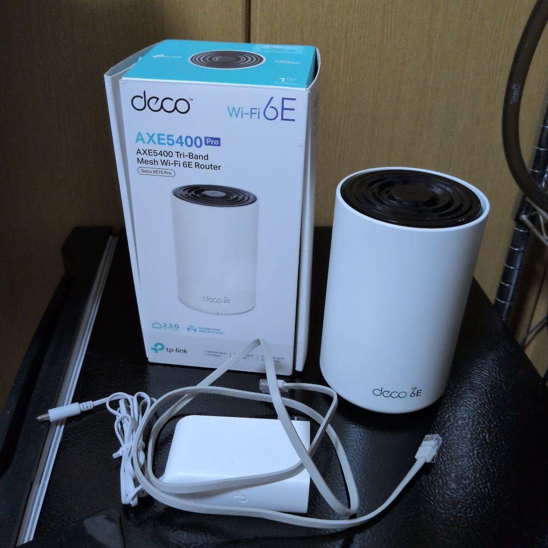 ルーター・ネットワーク機器 TP-Link Deco AXE5400 Pro Wi-Fi 6E Amazon.com: TP-Link Deco AXE5400 Tri-Band WiFi 6E Mesh System(Deco