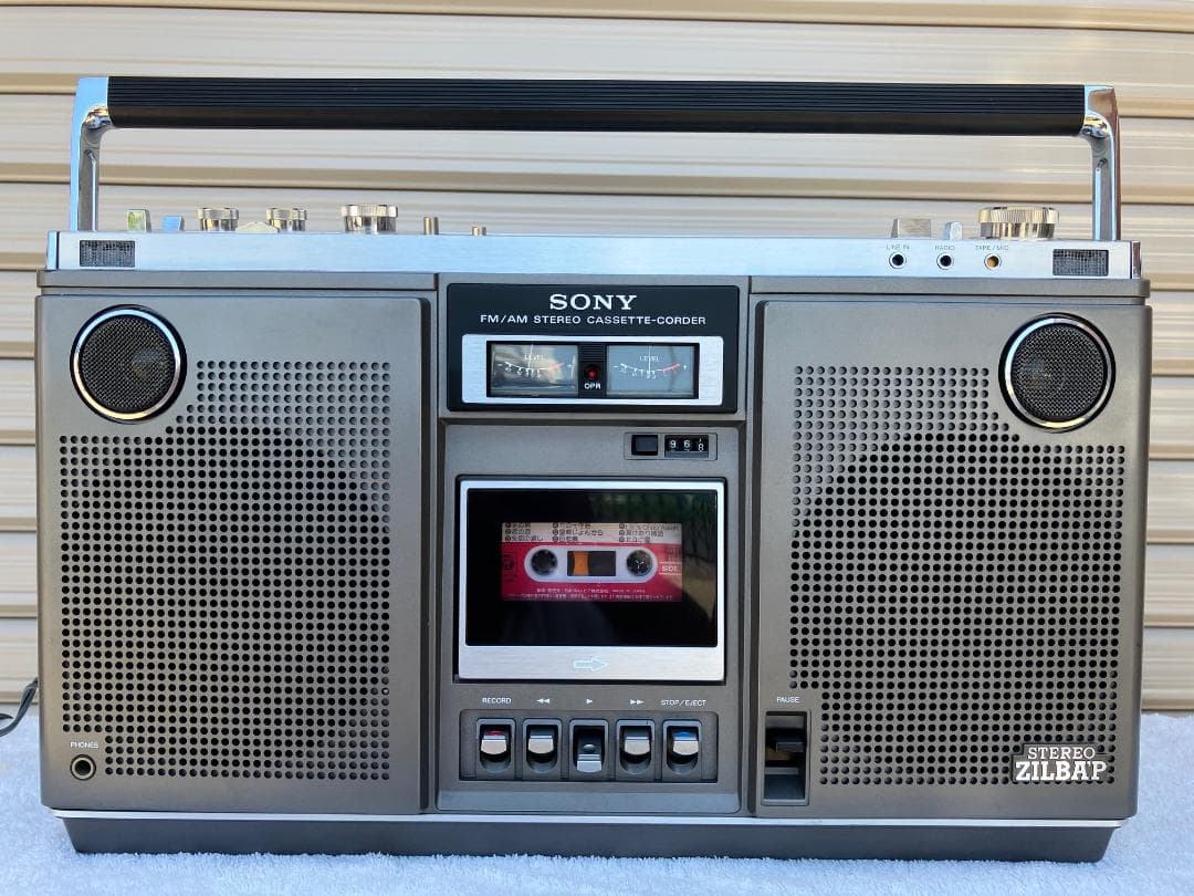整備済動作品ソニー FM/AMステレオラジカセ CF-6500Ⅱ ZILBA'P SONY CF-6500II(ZILBA'P mkII)の仕様 ソニー