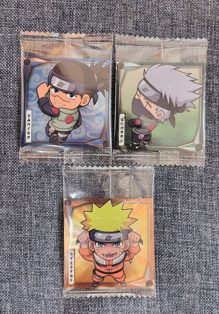 NARUTOウエハースカード(ナルト・カカシ・イルカ)✨ - メルカリ