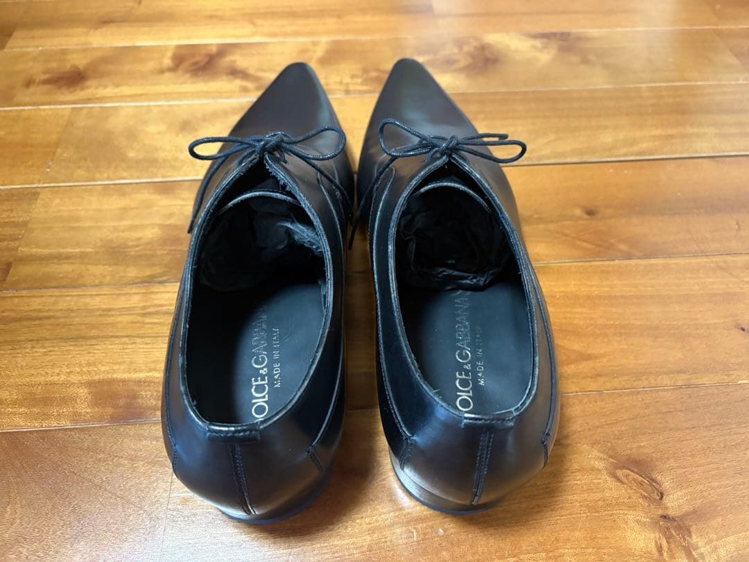 ドルガバ レースアップ カーフ 黒 42.5 新品 試着のみ 箱付 - メルカリ