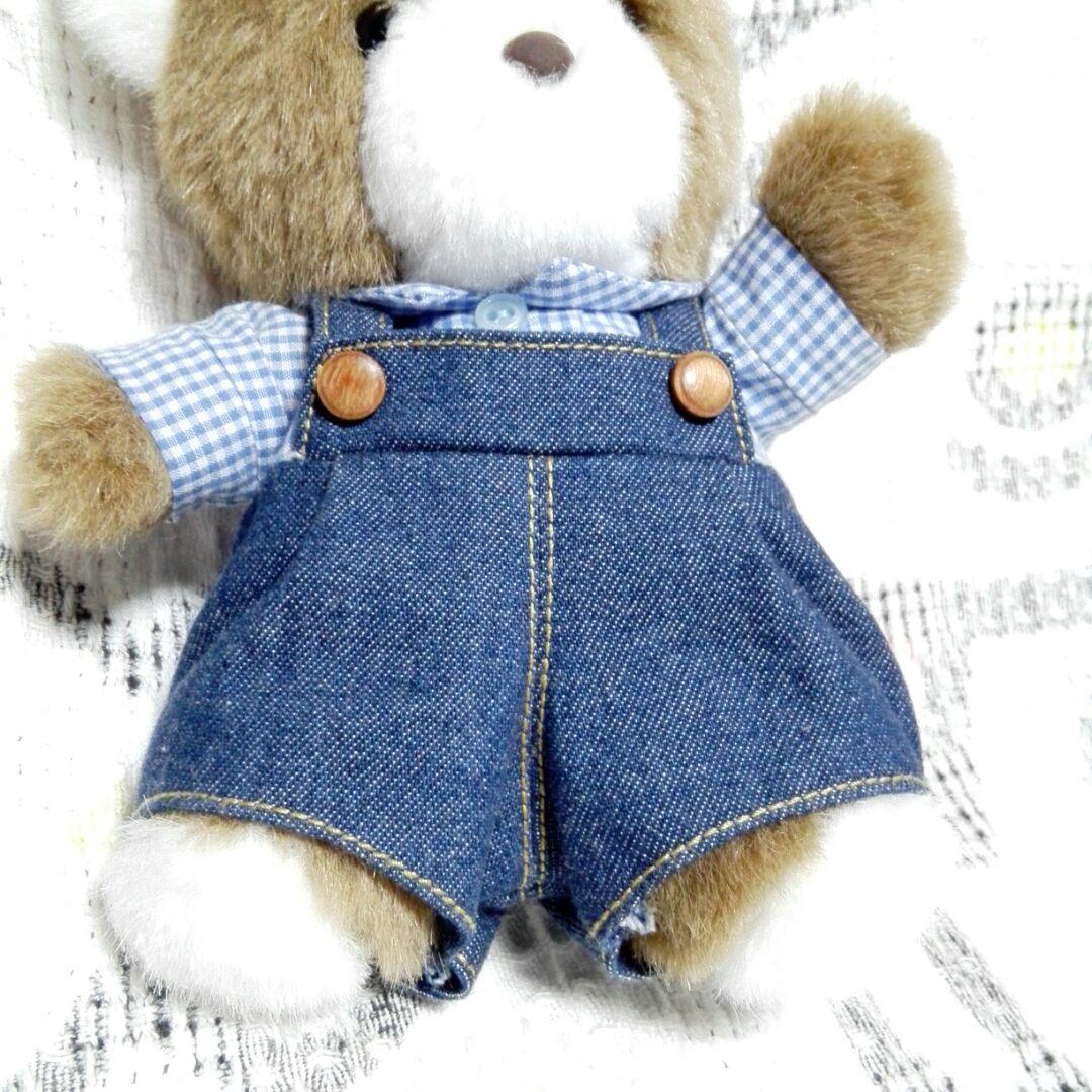 昭和レトロ サンアロー クマ マック ぬいぐるみ 中古品 Sサイズ 20cm