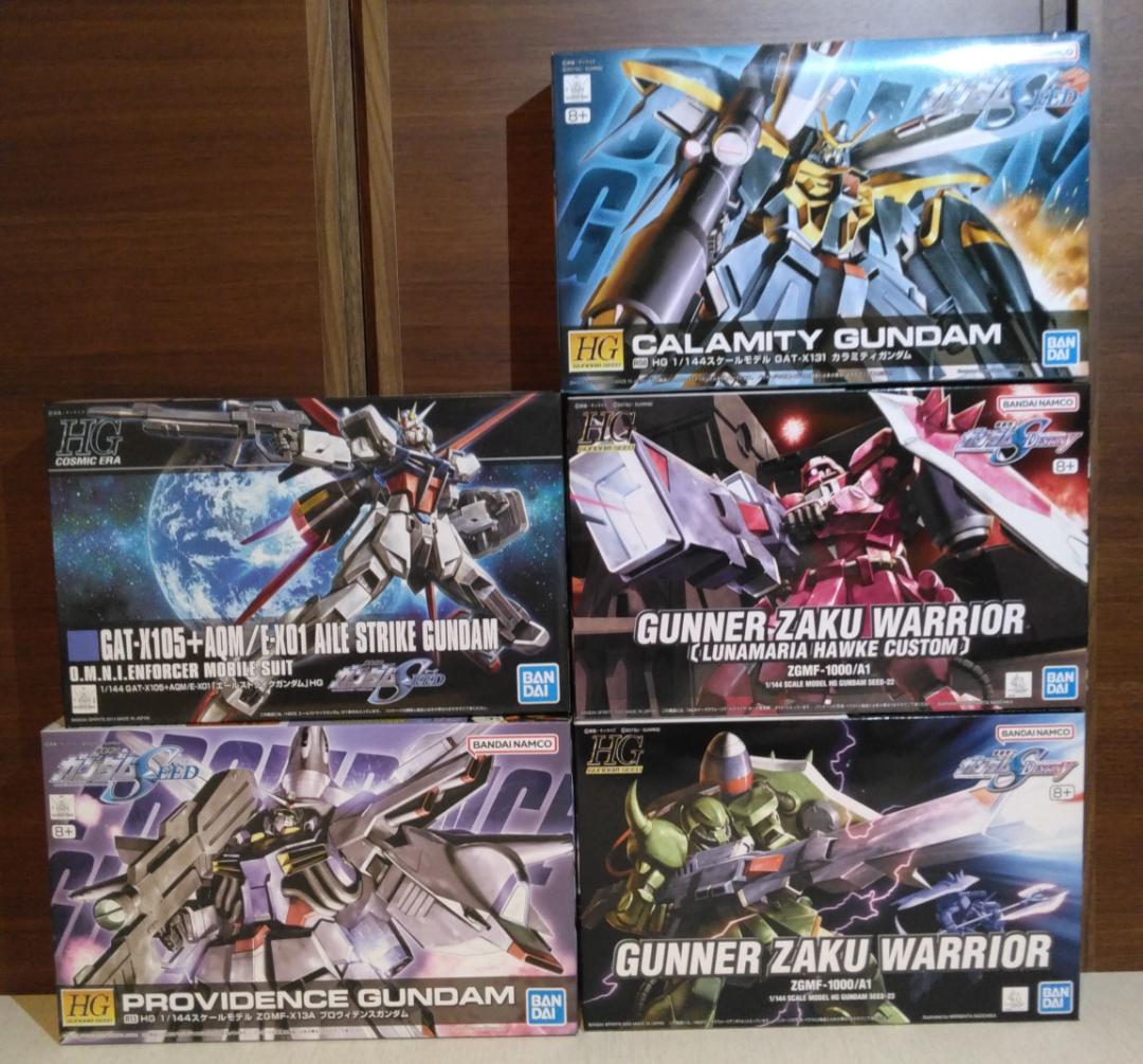 HGガンダムSEED 5種まとめ売り - メルカリ