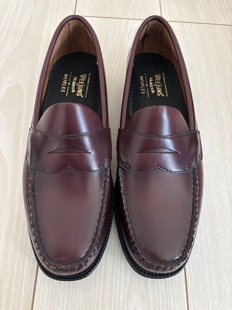 G.H.BASS morles 26.5cm ローファー　バーガンディ