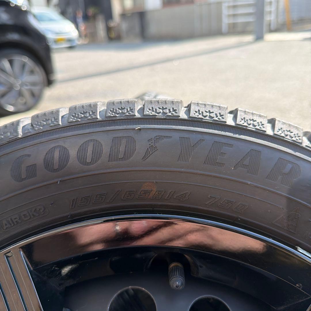 日産 サクラ デイズ スタッドレス アイスナビ8 155/65/R14 純正